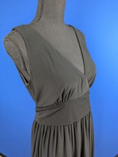 Black sleeveless wrap dress by Attention - sz XL