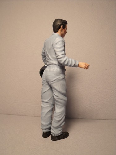 1/18 FIGUR JIM CLARK IMMENSE VROOM BEMALT FÜR SPARK QUARTZO GP REPLICAS - Bild 4 von 6