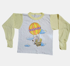 1978 Warner Bros Looney Tunes Pullover Sweatshirt Colorblock Boys M Air Balloon