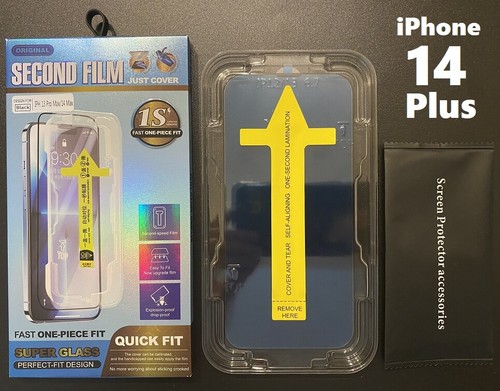 Tempered Glass Screen Protector Easy Install iPhone 14 13 12 11 Pro Max Plus X - Zdjęcie 14 z 28