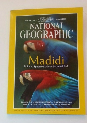 MAR 2000 NATIONAL GEOGRAPHIC SOCIETY / MADIDI /ARCTIC SUBMARINE /ANCIENT GREECE  - Imagen 2 de 6