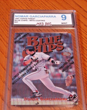 NOMAR GARCIAPARRA***1997 TOPPS Finest--BLUE CHIP***MINT 9***RED SOX***Mad DOG
