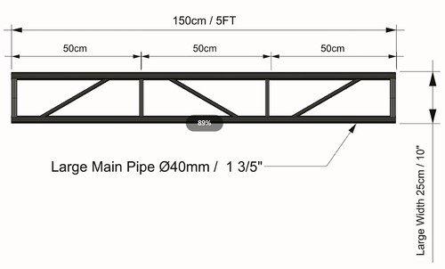 Pro Audio DJ Portable Light Lighting Fixture T Bar Stands 15Ft&10" Truss Package - Picture 21 of 39