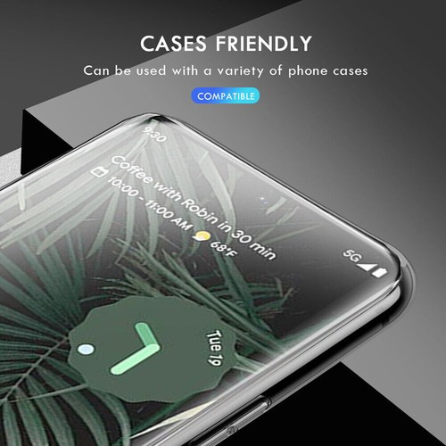 For Google Pixel 8 7 6 Pro 7A 6A HD Hydrogel Film Full Cover Screen Protector - Picture 9 of 12