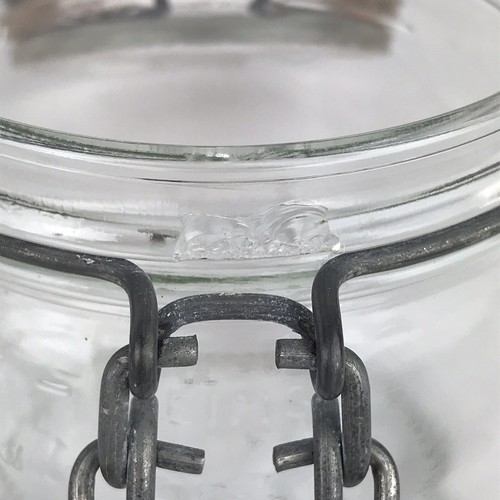 Glas 3 Gläser Niveau De Remplissage 1/2L Klappdeckel Frankreich - Bild 10 von 11