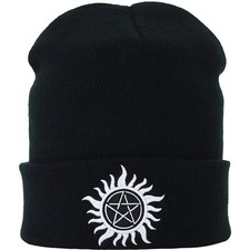 Supernatural Woll-/Strickm&uuml;tze Haube Beanie Unisex Damen/Herren Anti Possession