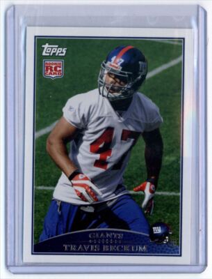 2009 Topps #387 Travis Beckum   Giants (RC)