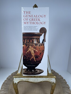 VTG Genealogy Of Greek Mythology By Vanessa James New Sealed 17 inch Fold Out