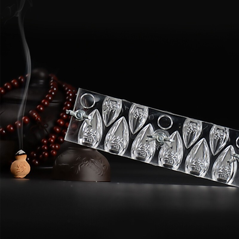 Clear Acrylic Incense Cone Mold Fragrant Transparent Cone Incense Mold