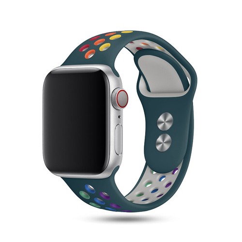 Silicone Strap for Apple Watch 10 9 8 7 6 5 SE 40/44/41/45/42/46/49mm Sport Band - Picture 53 of 57