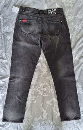 Jeans John Richmond originali prezzo consigliato £ 195 nuovi neri 32" x 32" più economici su eBay! - Foto 6 di 9