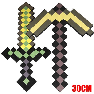 12'' MineCraft Kinder Spiel Spielzeug Diamant Schwert für Spitzhacke Weiche EVA
