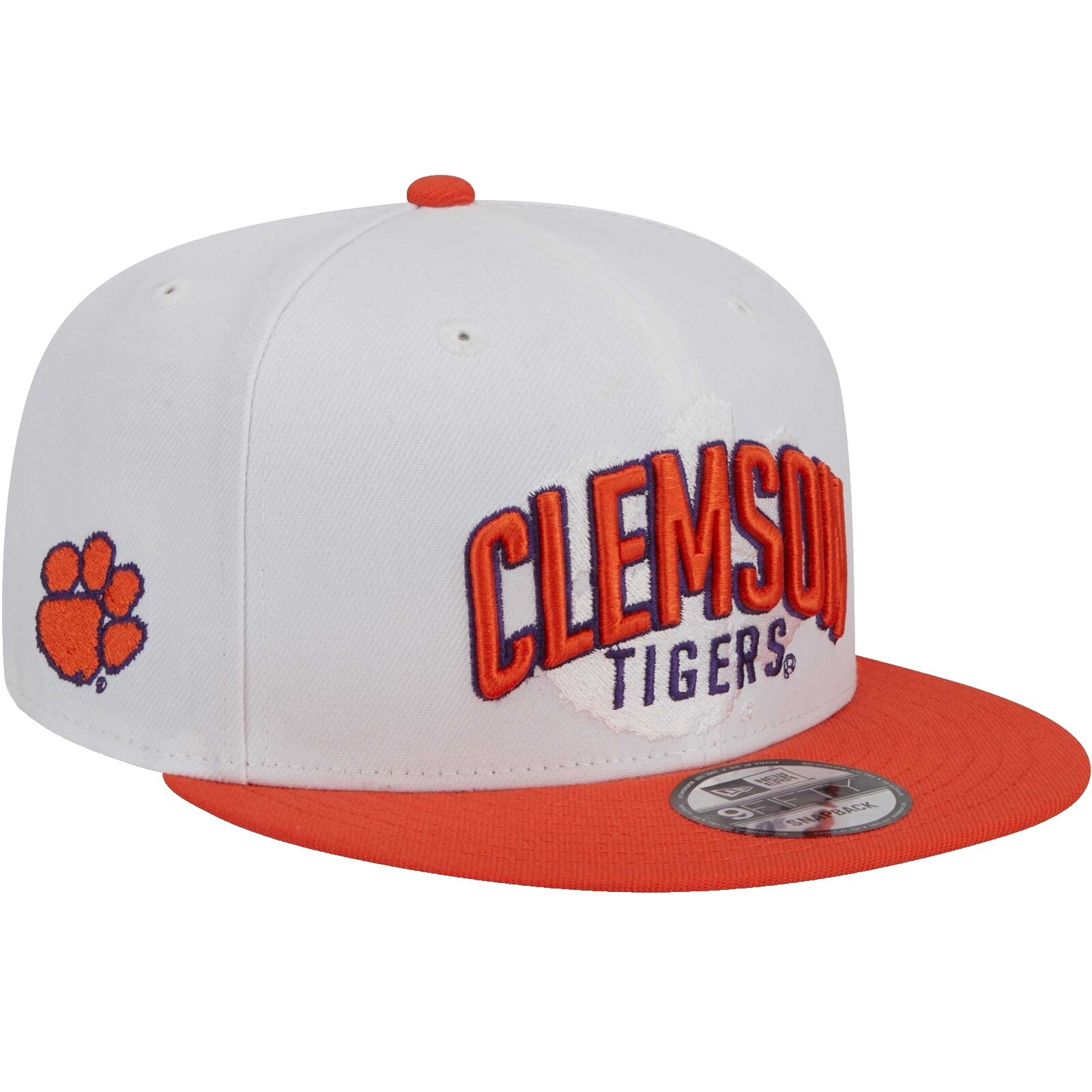 Casquette Baseball Clemson Tigers 1889 - Visière Orange Et Blanc - Taille Unique - Occasion