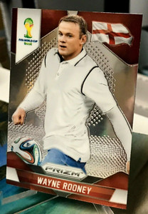 2014 PRIZM WORLD CUP WAYNE ROONEY #142 ENGLAND PANINI