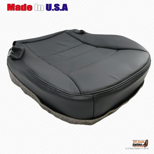 Chevy Corvette 2005-2013 pasajero delantero inferior cubierta de cuero perforado negro - Imagen 6 de 10