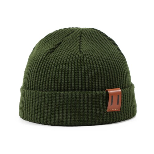Mini Fisherman Beanie Hat Winter Warm Knitted Ribbed Docker Skull Cap Women Men - Picture 6 of 28