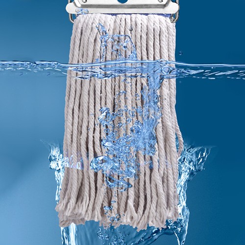  Nasse Und Trockener Wachsmopp Mann Saugfähiger Baumwollmop Für Hartholz - Imagen 4 de 10