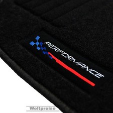 Velours Logo Fußmatten passend für BMW 3er E30 Touring Bj.01/1986 - 06/1994 
