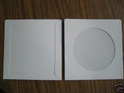 200 PCS   CARDBOARD CD SLEEVES W/ WINDOW  - SF10 - Picture 1 of 1