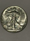 1943-P Walking Liberty Half Dollar, Lustrous Choice BU++ (gradable silver coin)