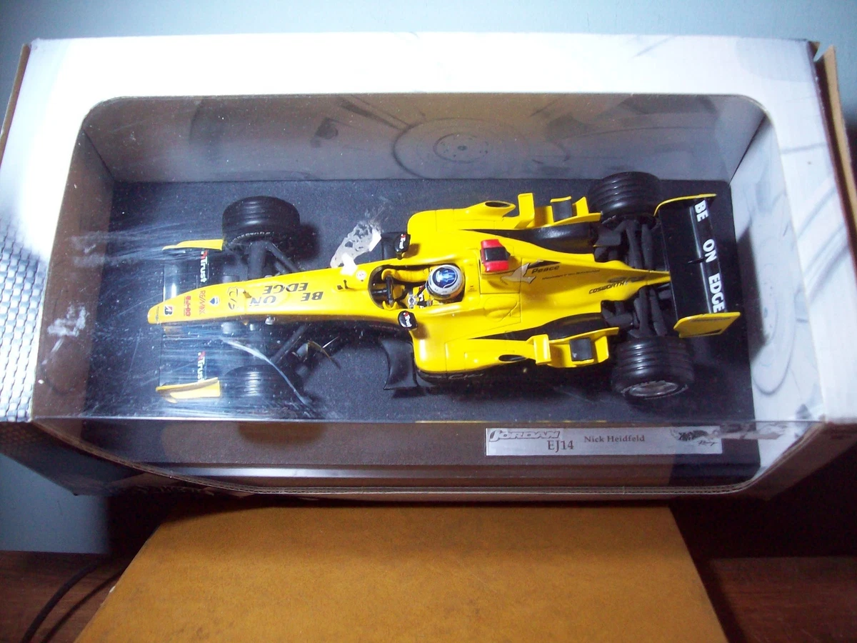 ミニカー Hot Wheels Jordan F1 Car 1/18 tecnotm18-384b_425122f3-47a8-