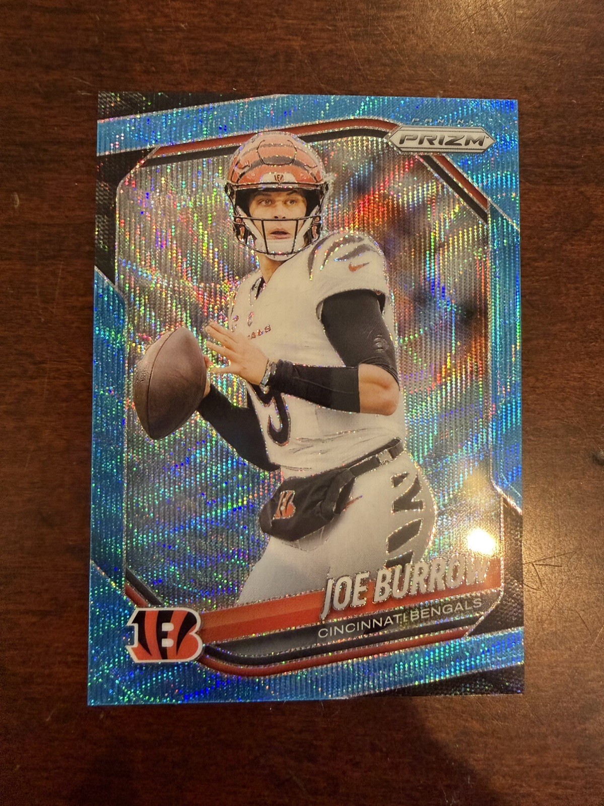 2025 Panini Prizm - Joe Burrow #62 Blue Wave Prizm 139/230