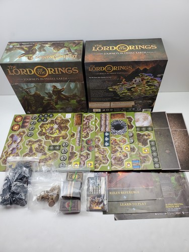 Lord of The Rings Journeys in Middle Earth Board Game Counted & Complete - Picture 1 of 7