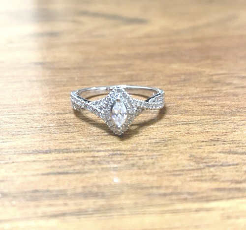 1/2 Karat Marquis Cut Diamond Wedding Ring Size 7