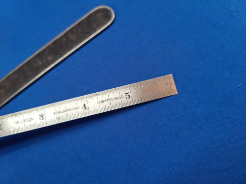 LSS CO No. 320 6" - Nº 10 Reglas Templadas USA LS Starrett con Estuche - Imagen 4 de 9