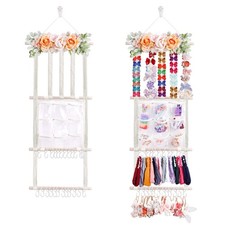 Hair Bows Holder Headband Organizer for Girls, Hair Clips Hanger Storage with...