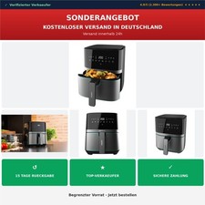 Friteuse à air chaud 5,5 L Cecotec Cecofry 1700 W Airfryer Touch 8 programmes