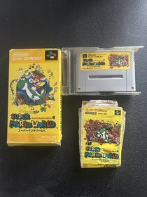 Nintendo Super Famicom SFC Super Mario World Complete CIB Import Japanese US SEL