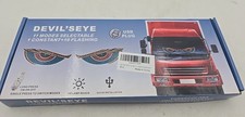 Devil Eyes Light for Cars, 23.4"x4.7" Flexible LED Eyes for Car Windshield,