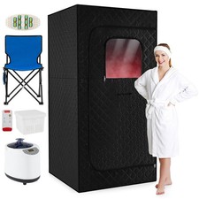 Portable Steam Sauna Box, Extra-Large 35  x 35  x 71  Tent,Personal Home Spa