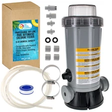 Professional Off-Line Pool Automatic Chlorine Feeder - 9 lb Chemical Capacity