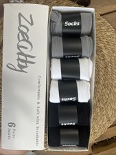 GOLD TOE 656p Cotton Quarter Men's Athletic Socks - White, Pack of 6 Pairs