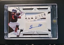 2023 Panini National Treasures Material Signatures Samuel Zavala #7/99