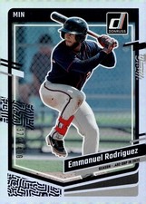 2023 Donruss #137 Emmanuel Rodriguez Season Stat Line #/400