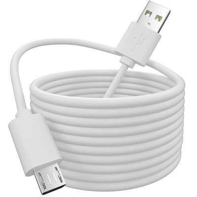 20FT Long USB Power Extension Cable for WyzeCam,WyzeCam Pan,YI Camera,NestCam...