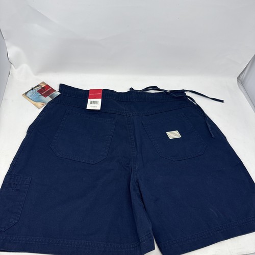 Gloria Vanderbilt Bermuda Shorts Stretch Navy Khaki Chino Women's Size 12 NWT - Picture 10 of 24