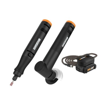 WORX WX990L 20V (2) PC MAKERX Combo: Rotary Tool + Angle Grinder