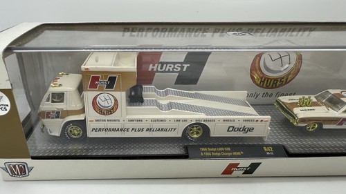 1/64 M2 AUTO HAULERS HURST 1966 DODGE L600 COE & 1966 DODGE CHARGER GASSER CHASE - Bild 3 von 8