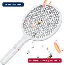 YsChois Electric Fly Swatter, Bug Zapper Companion, Mosquito Killer Racket Gol