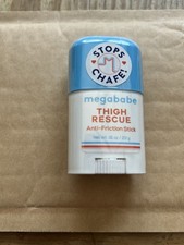 Megababe Thigh Rescue Anti-Chafe Stick Prevents skin chafe  irritation - NEW