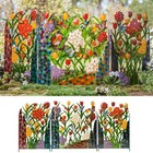Stylish Metal Butterfly Flower Wall Art Perfect for Enhancing Garden Aesthetics