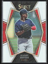 Rafael Devers 2022 Panini Select White Prizm /50 #163 Boston Red Sox