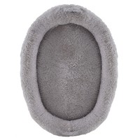 Human Dog Bed 72x48x10in Large Human Size Dog Bean Bed Washable PV Velvet 11