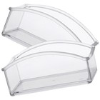 2pcs Acrylkaffeehalter Teebeutel Hülle Desktop -Kapselkasse Acrylbox