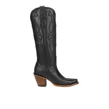 Corral Boots Stitch Pattern Embroidered Snip Toe Zippered Cowboy Womens Black C