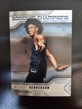 Scoot Henderson 2023 Upper Deck Goodwin Champions #29 Basketball  Rookie Card 